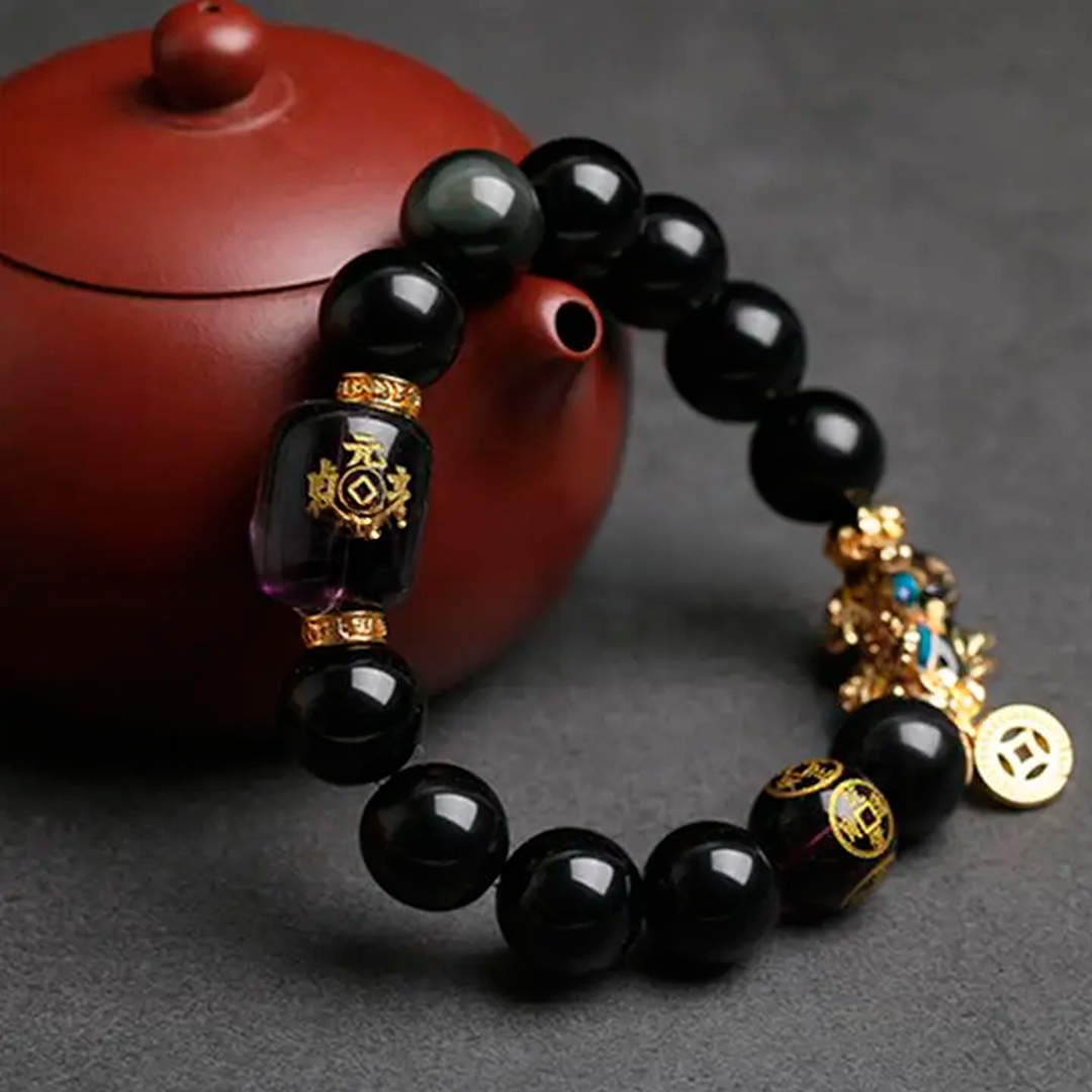 Bracelete Talismã Pi Xiu – Proteção, Prosperidade e Força Espiritual