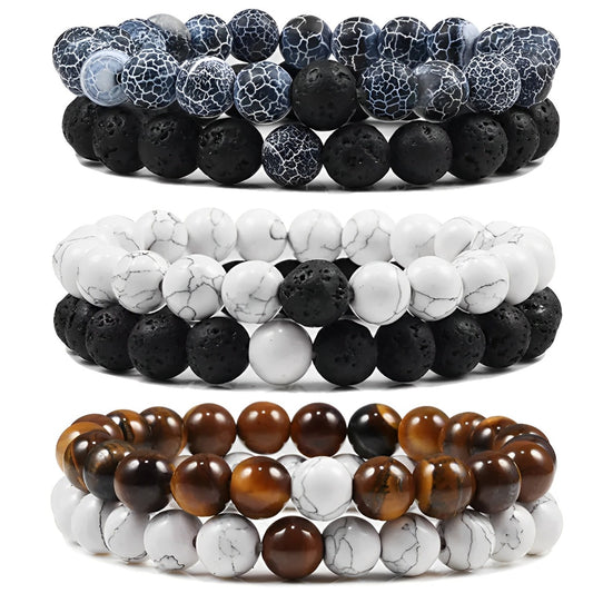 Pulseiras Guardiãs – O Poder das Pedras Naturais em Dupla Conexão
