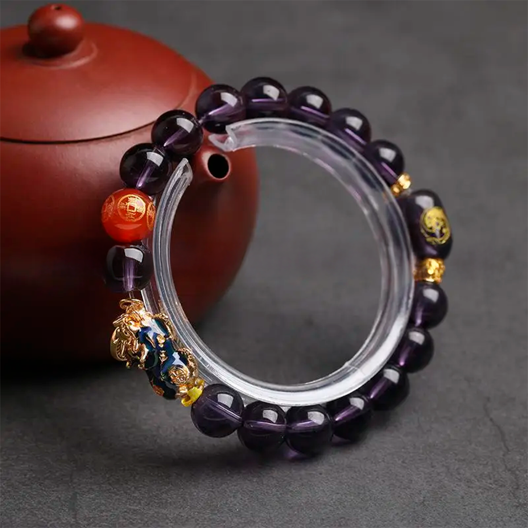 Bracelete Talismã Pi Xiu – Proteção, Prosperidade e Força Espiritual