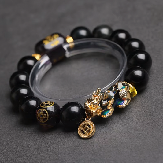 Bracelete Talismã Pi Xiu – Proteção, Prosperidade e Força Espiritual